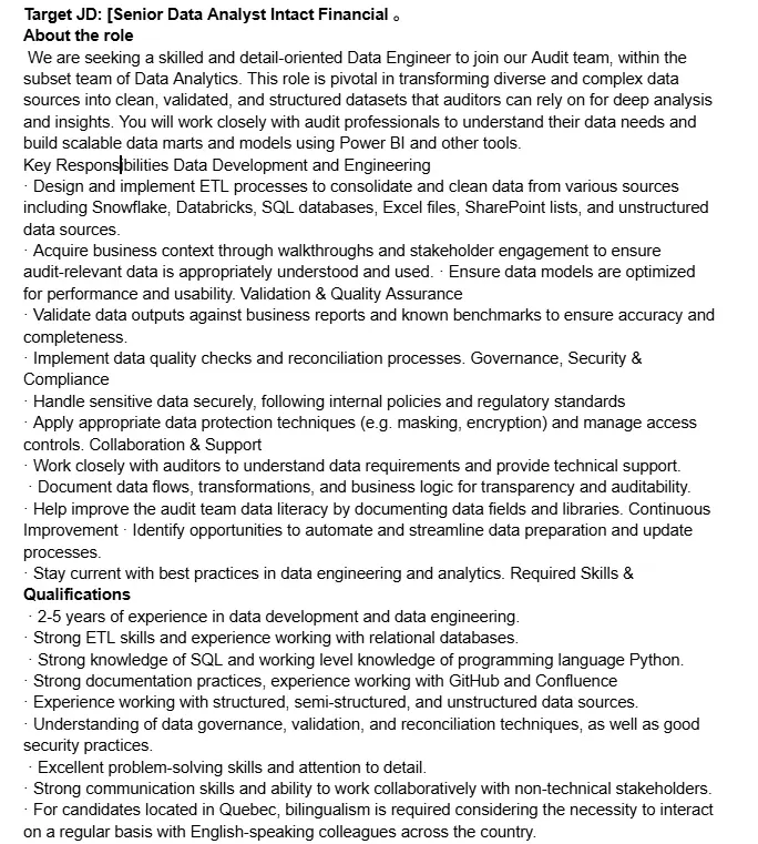 ChatGPT Resume Engineering Framework Case Study
